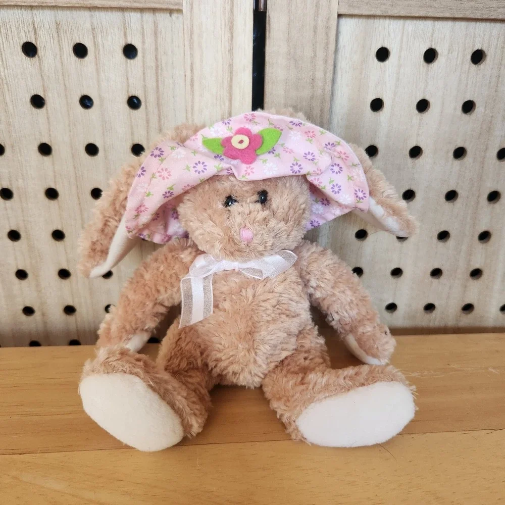 TY Beanie Baby SUNBONNET the Bunny Vintage Ty Babies Stuffed Animal Plush Easter